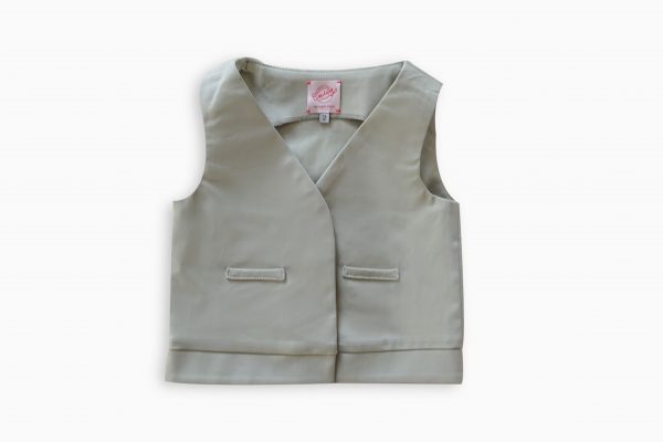 Bouton smoké recto perle
